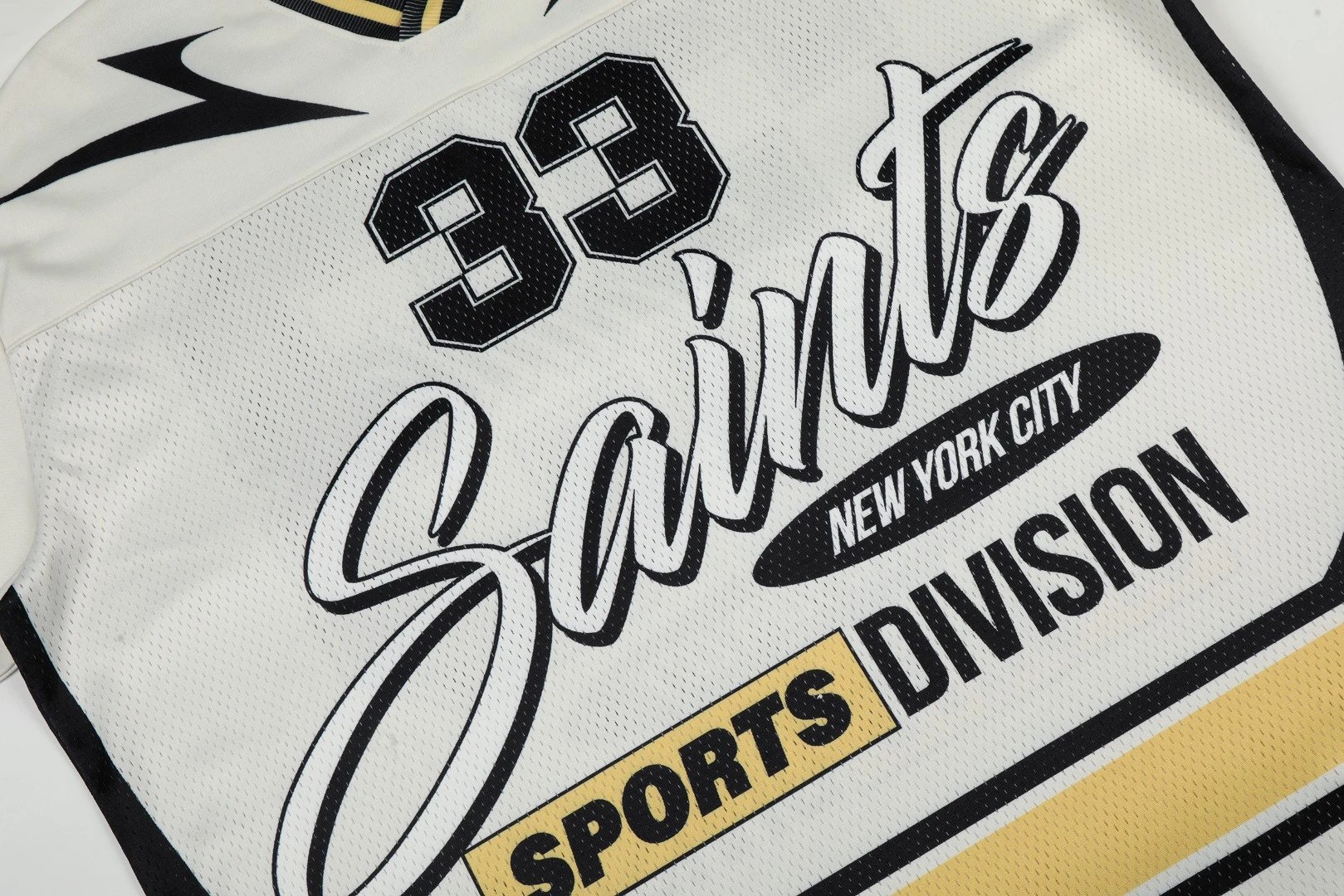 Design Saint FC Yellow Green V-Neck Jersey - 6