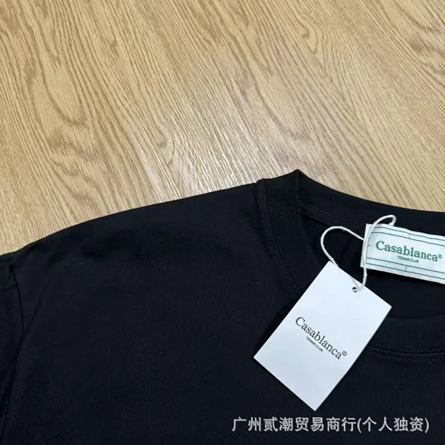 Casablanca T-Shirts Graphic-Print Crewneck product detail image 16