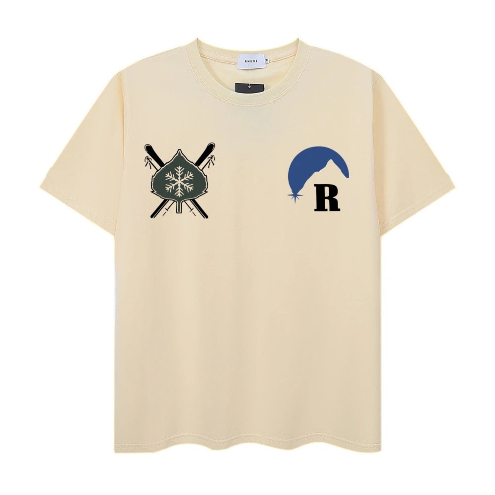 Rhude Town and Country Graphic T-Shirt White - 36