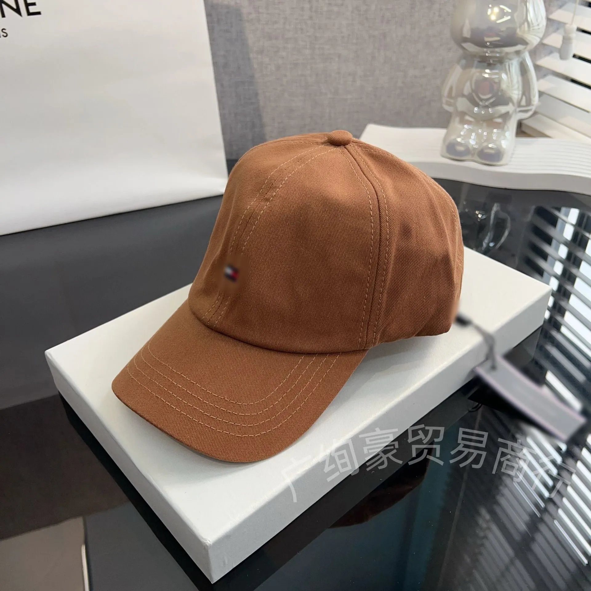 Design Baseball Cap Black with Heart Embroidery - 20