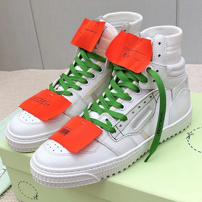 Off-White Industrial Worker Sneakers White Orange Chunky Sneakers - 14
