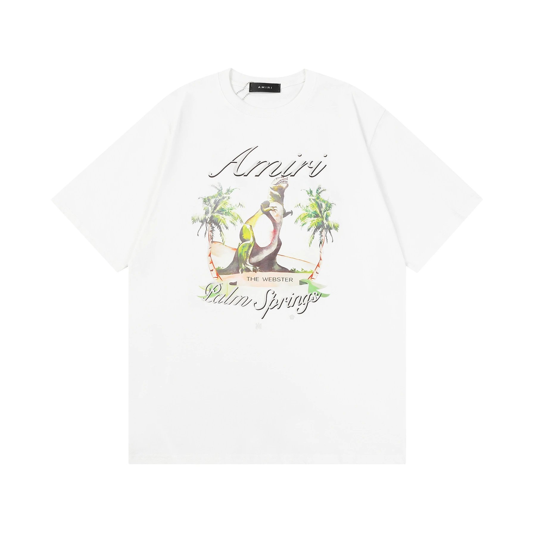 Amiri Botanical Print T-Shirt Black - 8