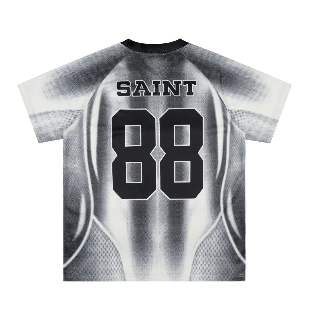 Design Saint FC Yellow Green V-Neck Jersey - 16
