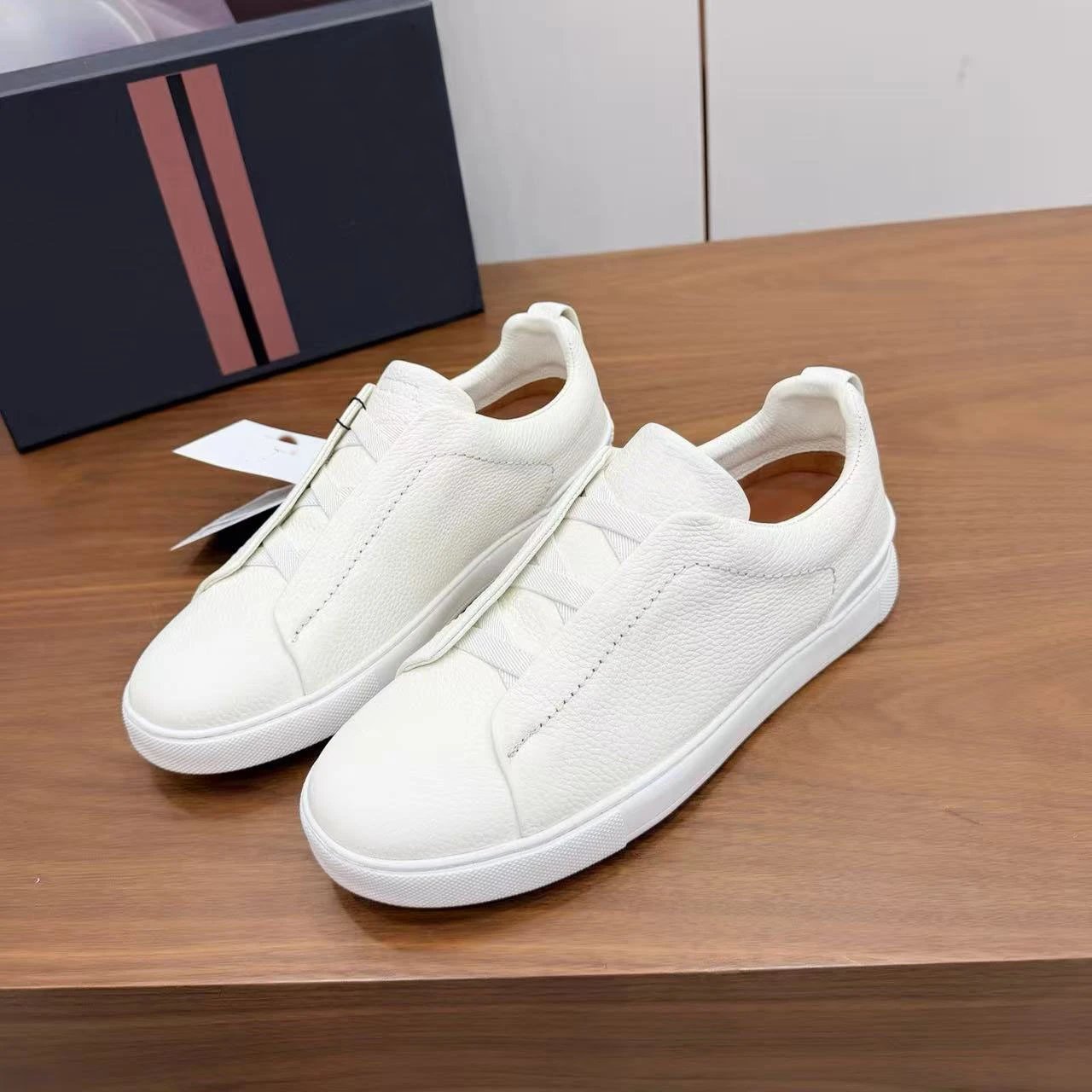Hogan Interactive Sneakers Black with Tan Accents Casual Shoes - 4