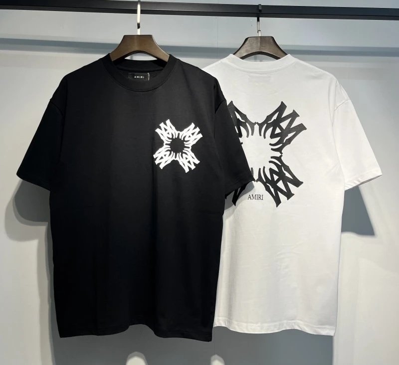 Amiri Archive Logo Polo White Tops Polo - 35