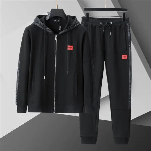 Hugo Boss Hoodie and Sweatpants Set Black - 1