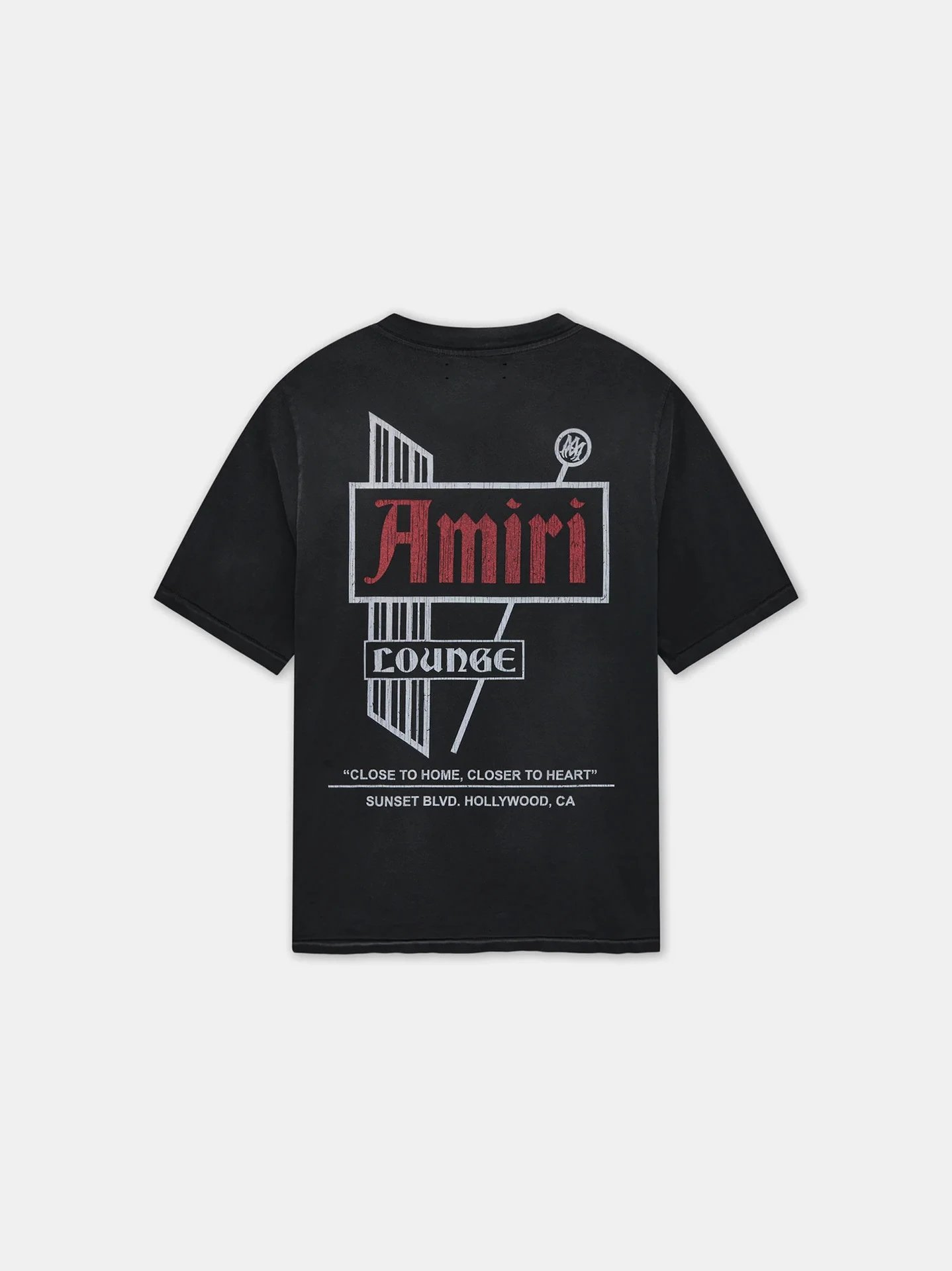 AMIRI T-Shirts Graphic Logo — 2084 washed black
