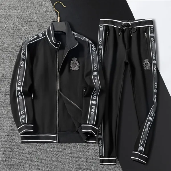 Dolce & Gabbana Logo Tape Tracksuit Black - 1