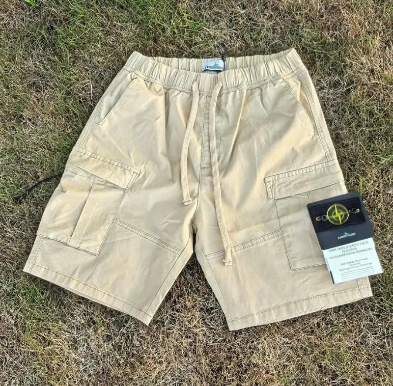 Stone Island Cargo Shorts Black - 4