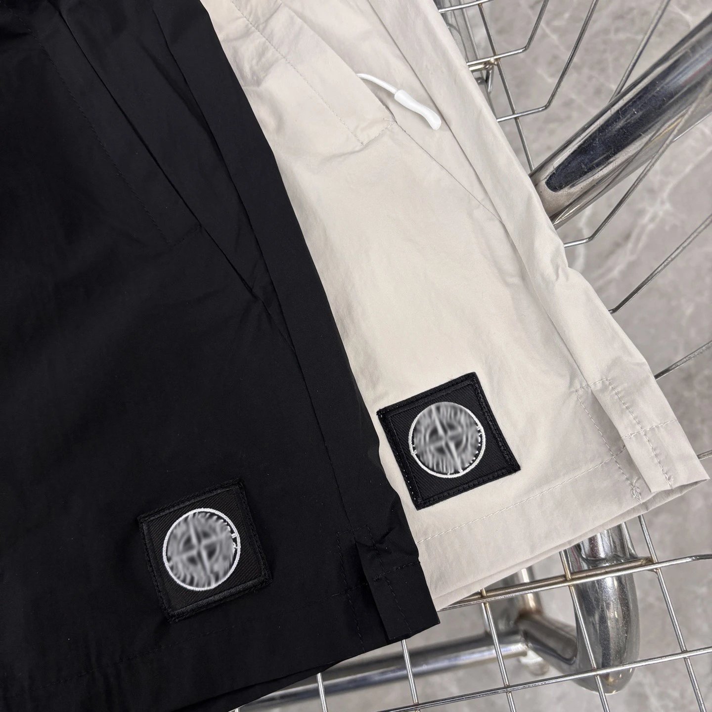 Stone Island Shadow Project Short Beige Technical Shorts - 9