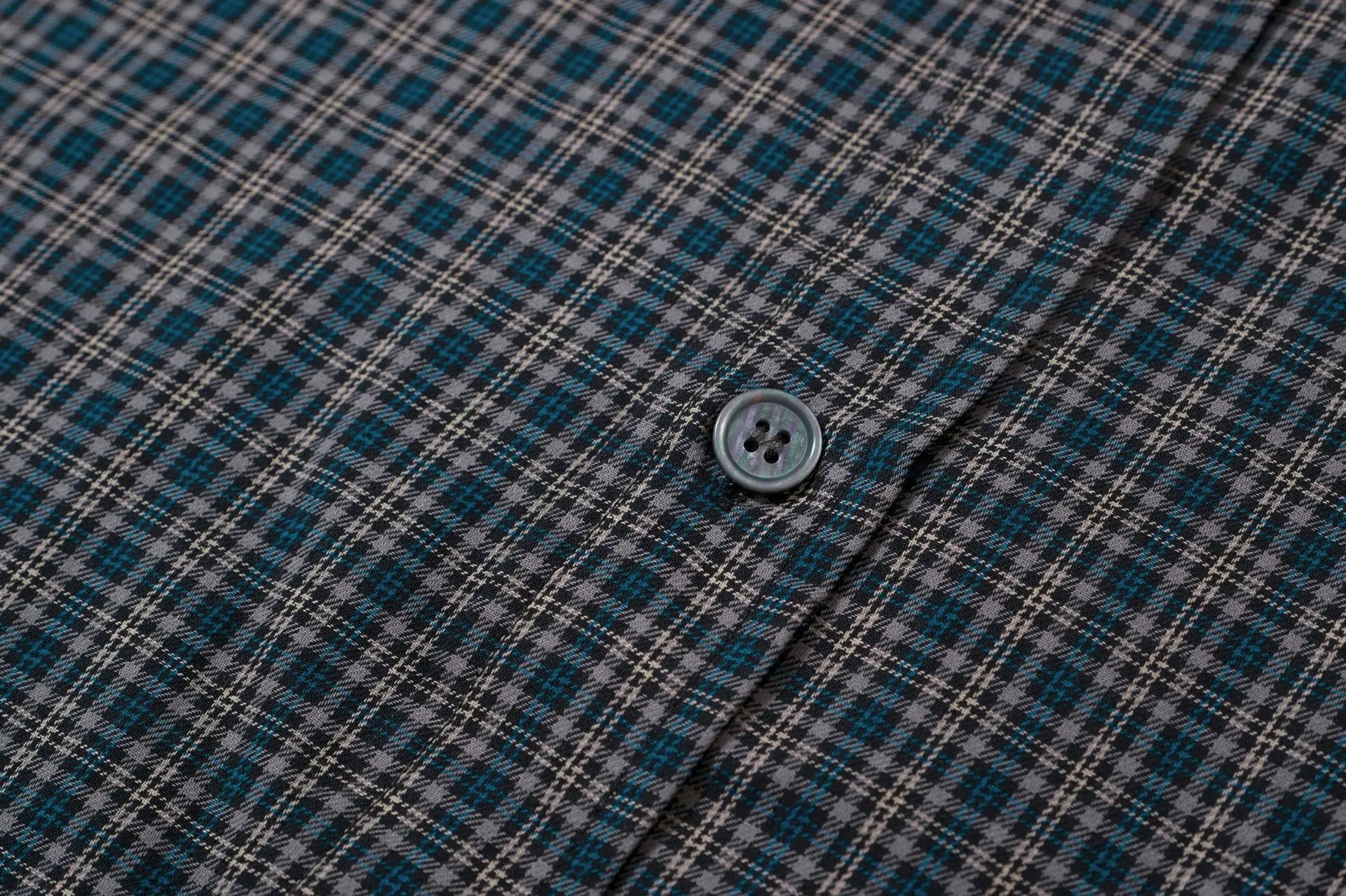 Acne Studios Plaid Shirt with Contrast Sleeves Red Beige - 11