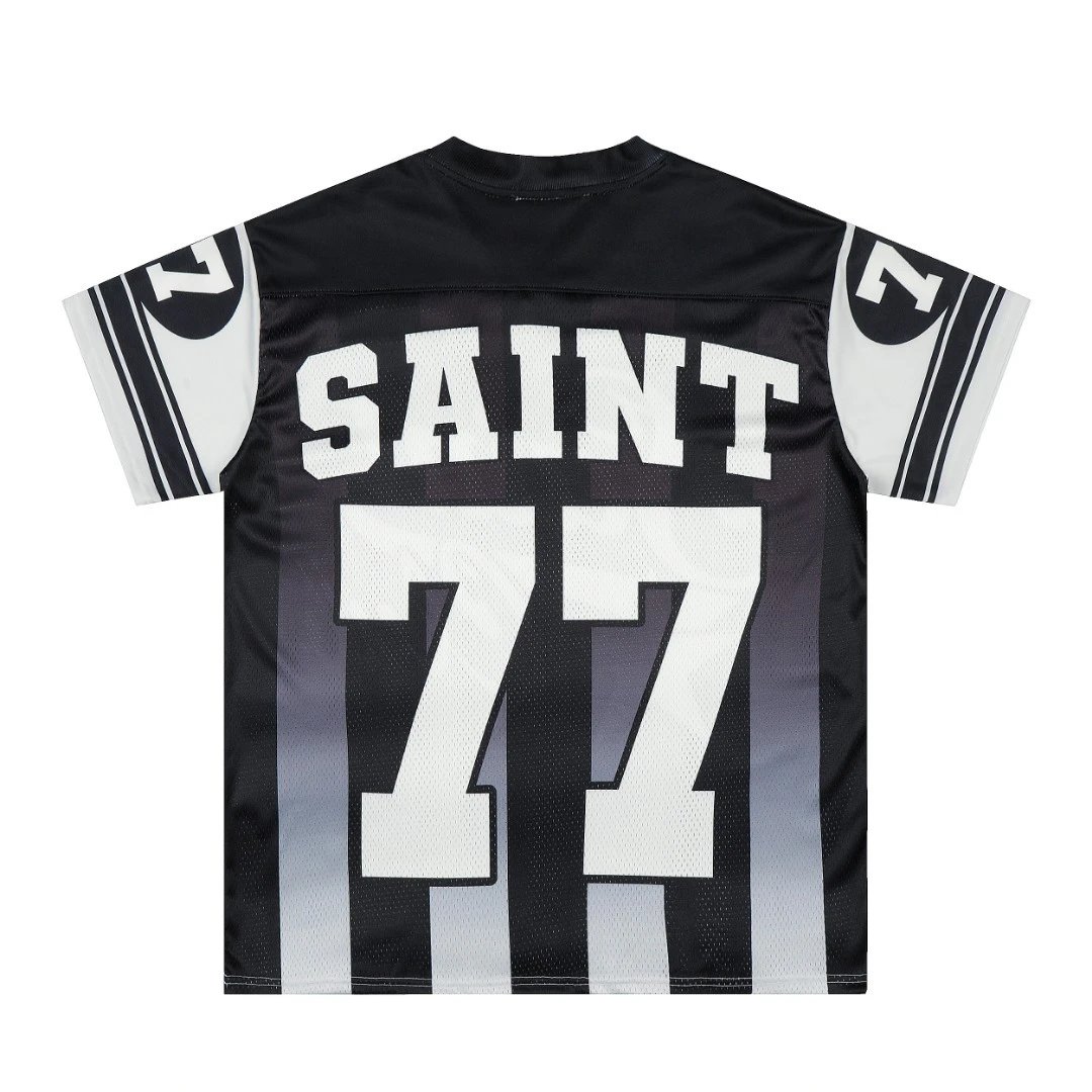 Design Saint FC Yellow Green V-Neck Jersey - 48
