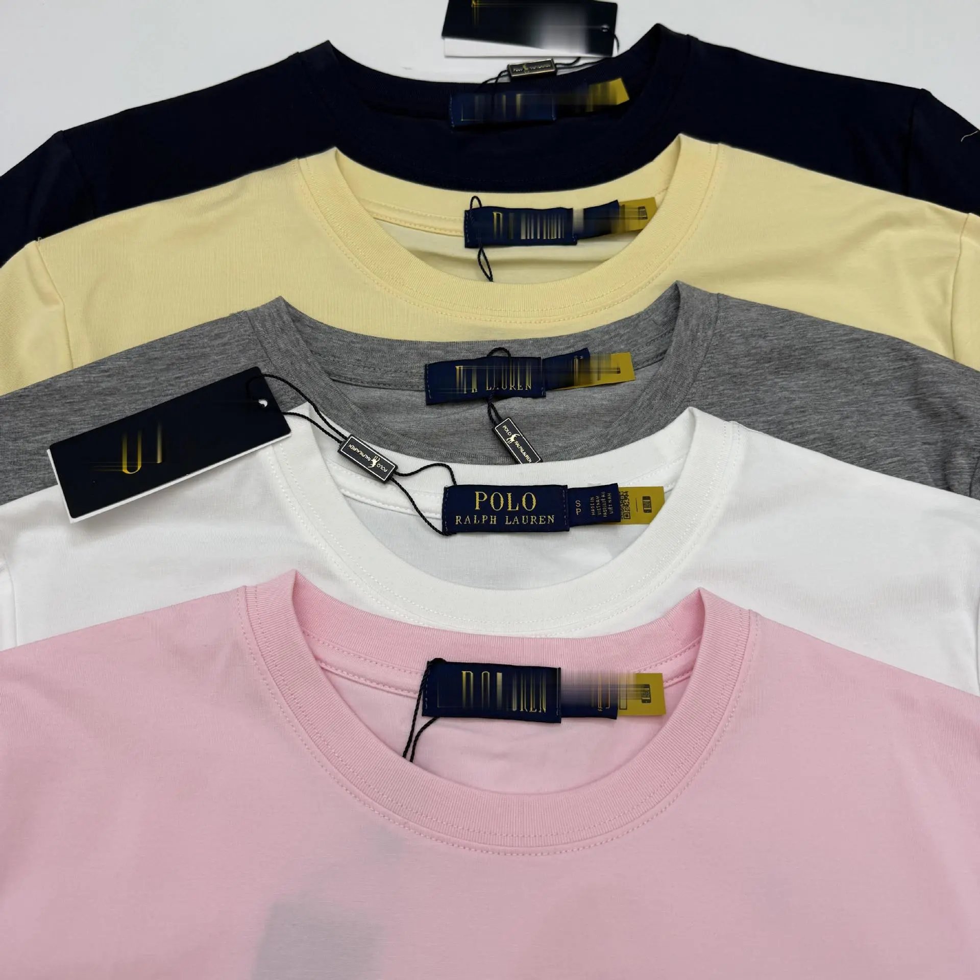 Polo Ralph Lauren Classic Fit Small Pony Logo Yellow T-Shirt - 13