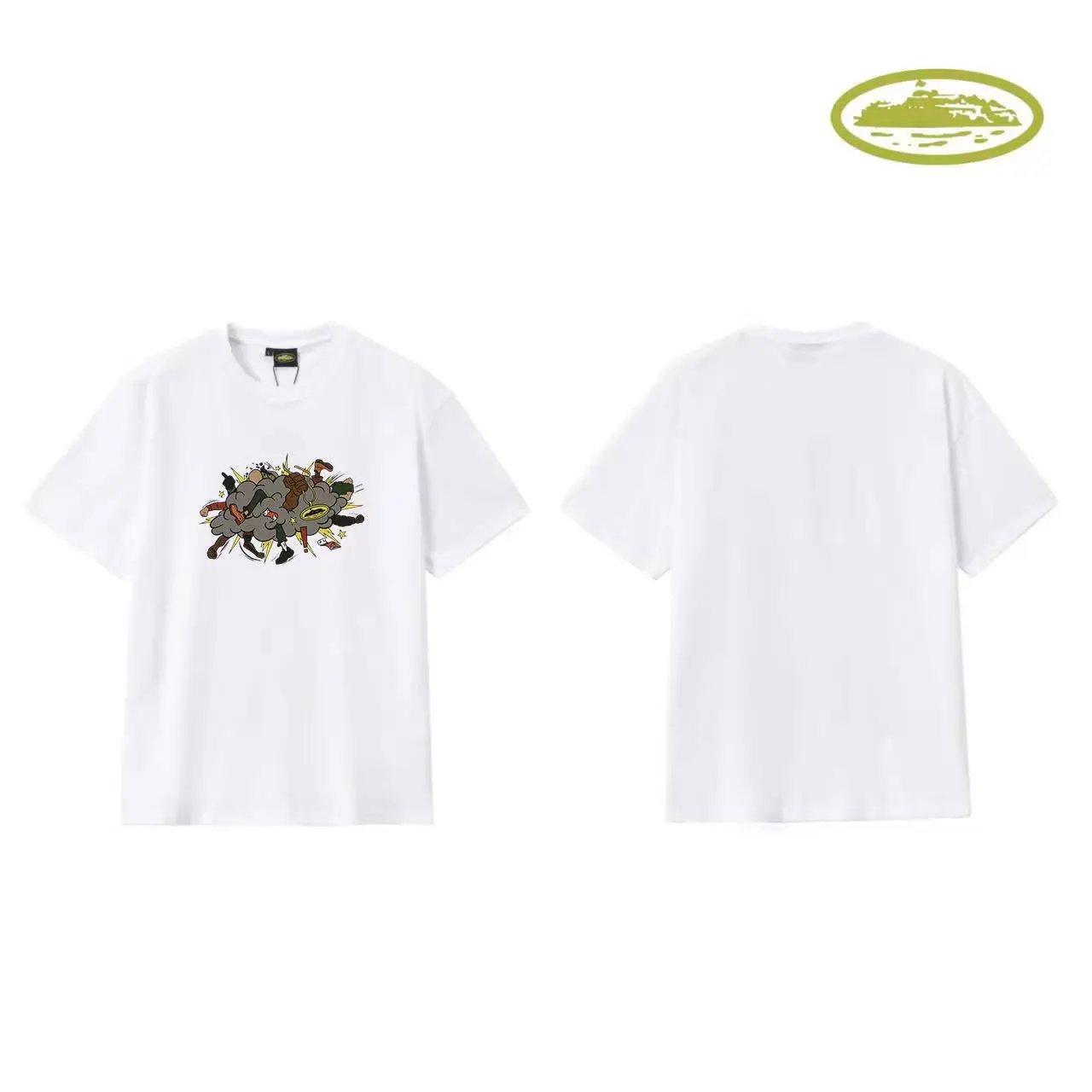 Design Cloud Burst Graphic T-Shirt White - 33