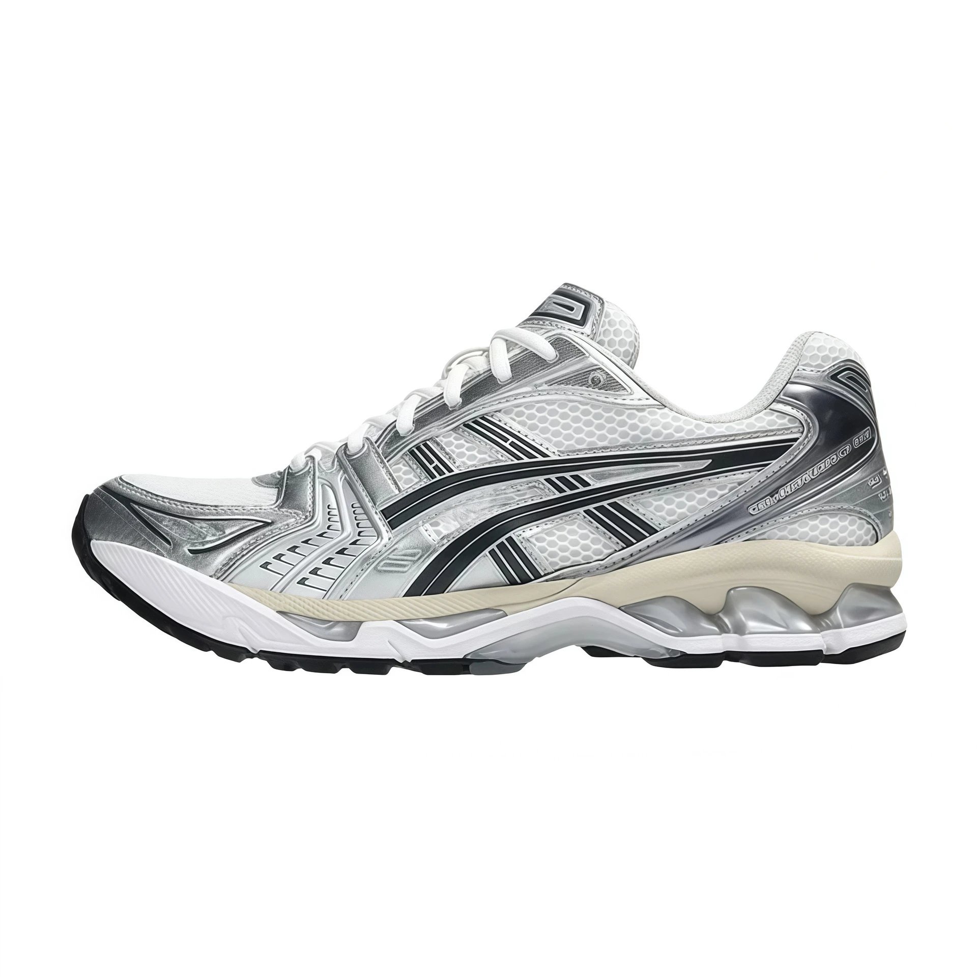 Asics Gel-Kayano 14 Silver Purple Running Shoes - 10