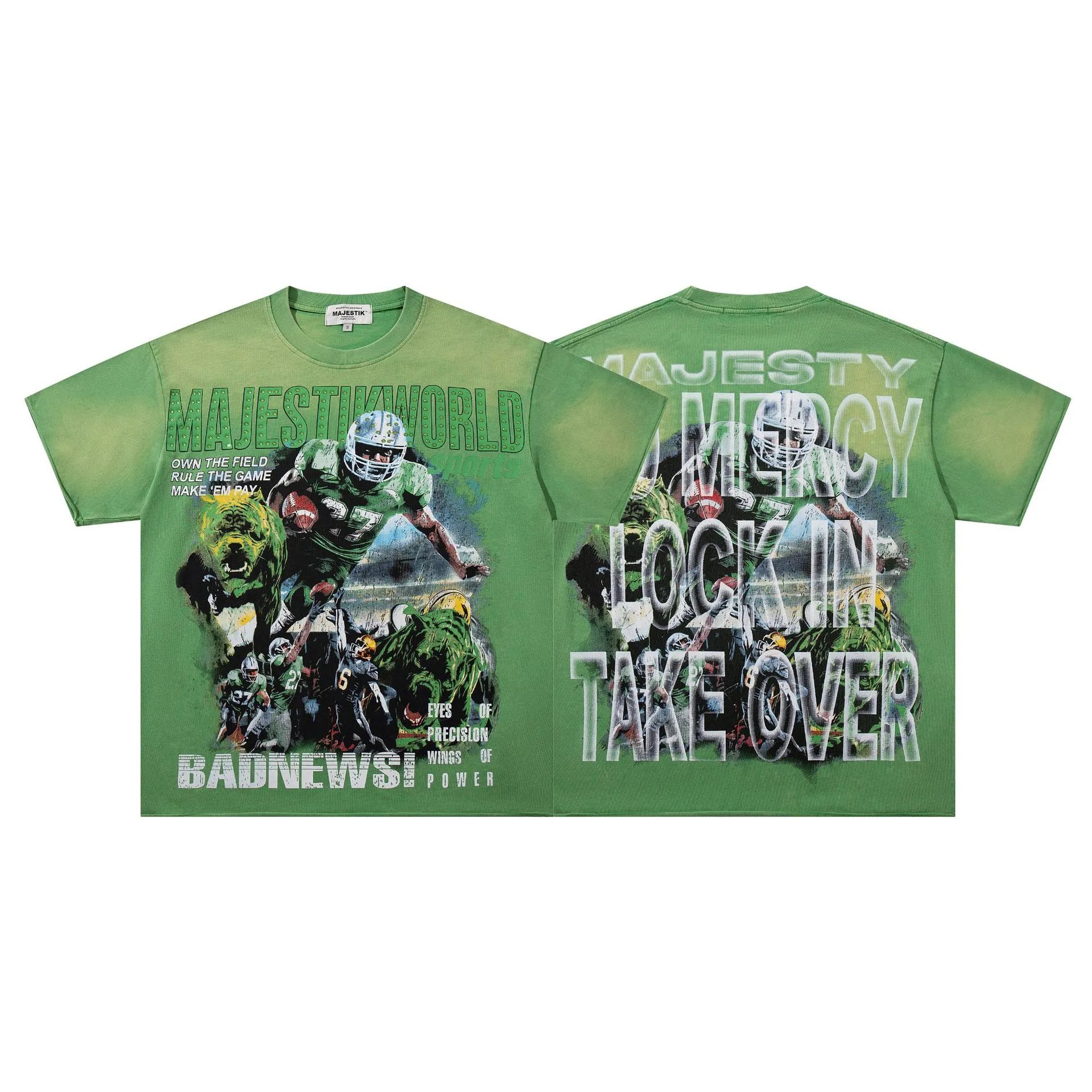 Design Majestik Run Free Stay Wild Graphic T-Shirt Black T-Shirts - 11