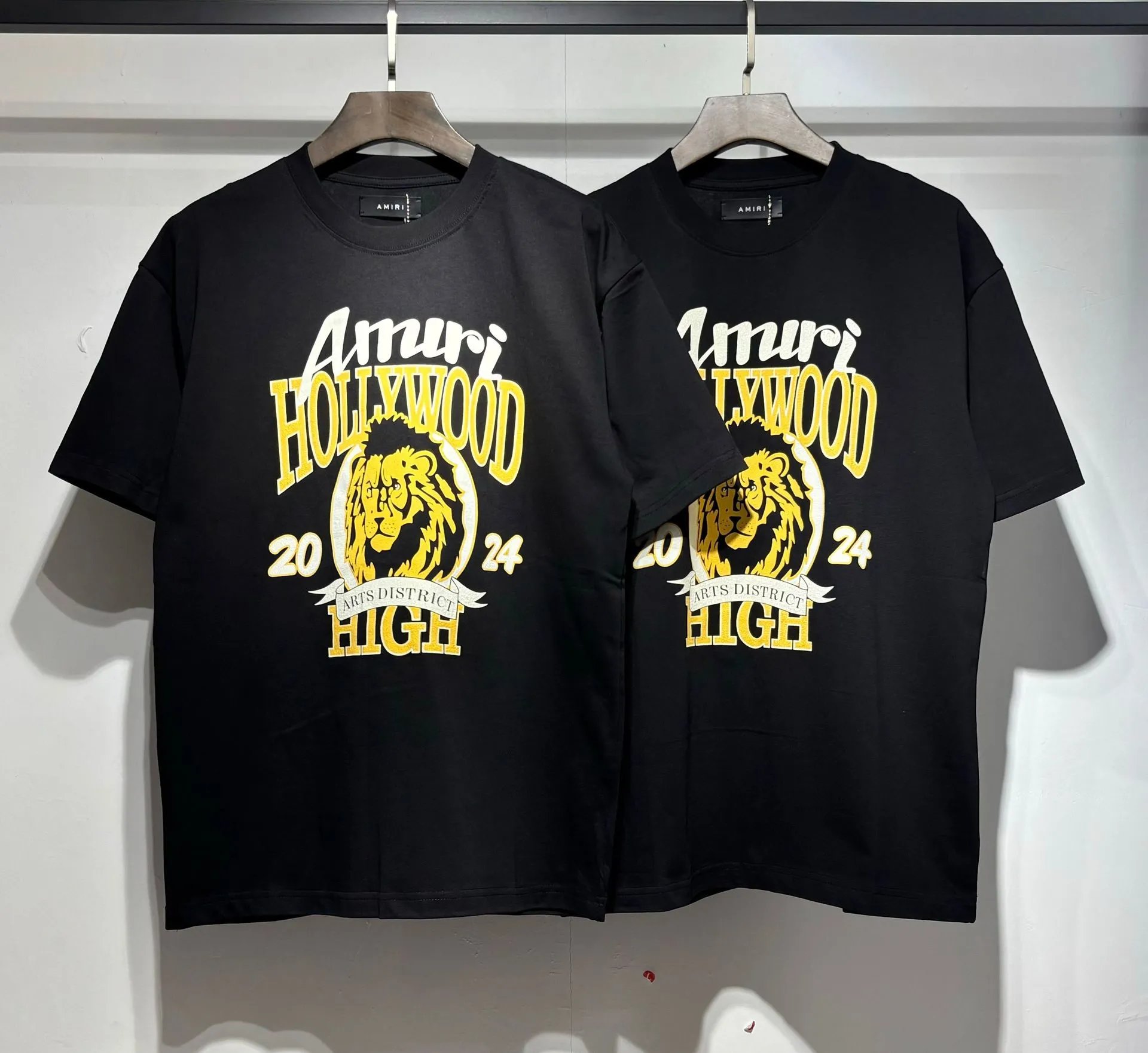 Amiri AMIRI Logo Print Black T-Shirt - 17
