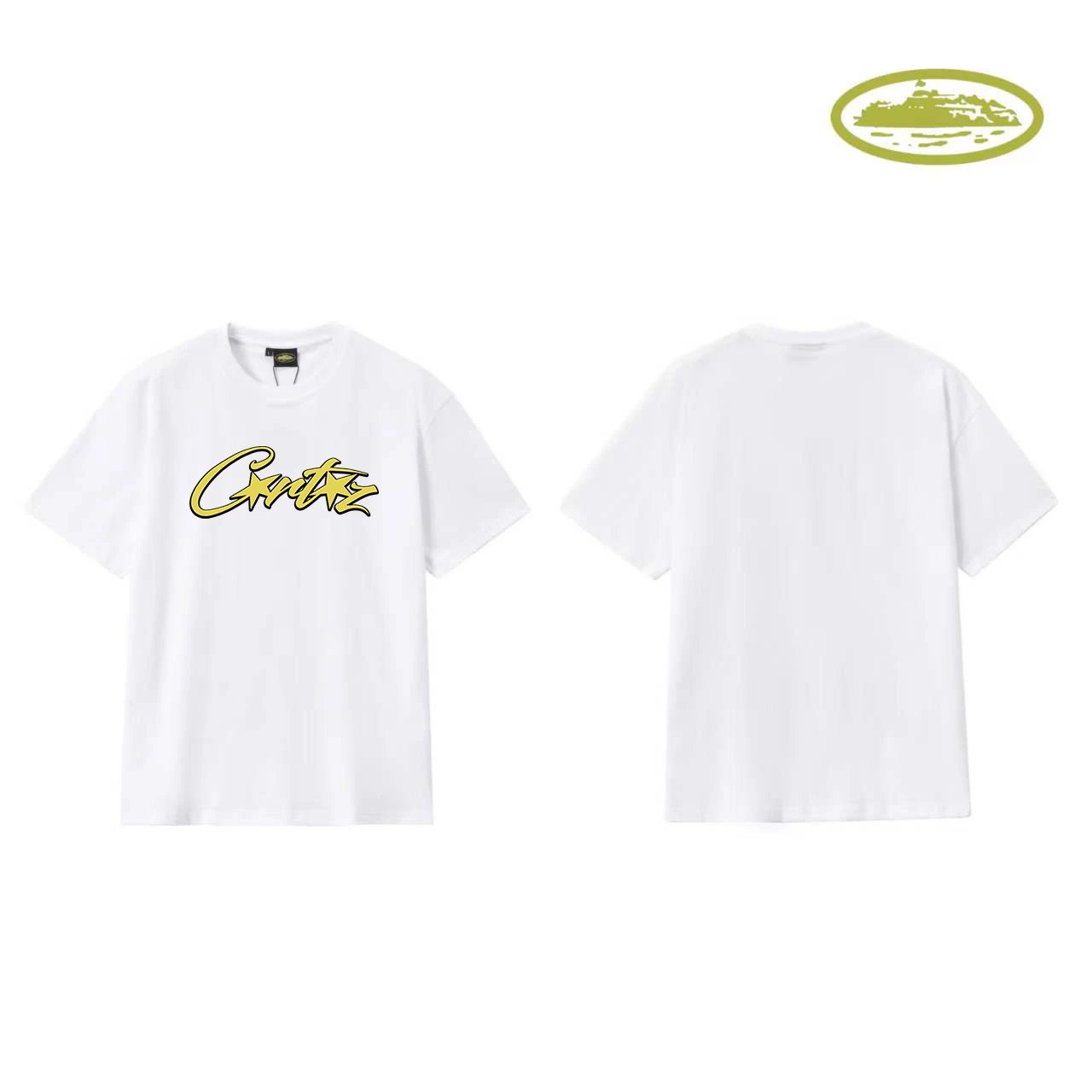 Corteiz Script Logo White T-Shirt - 3