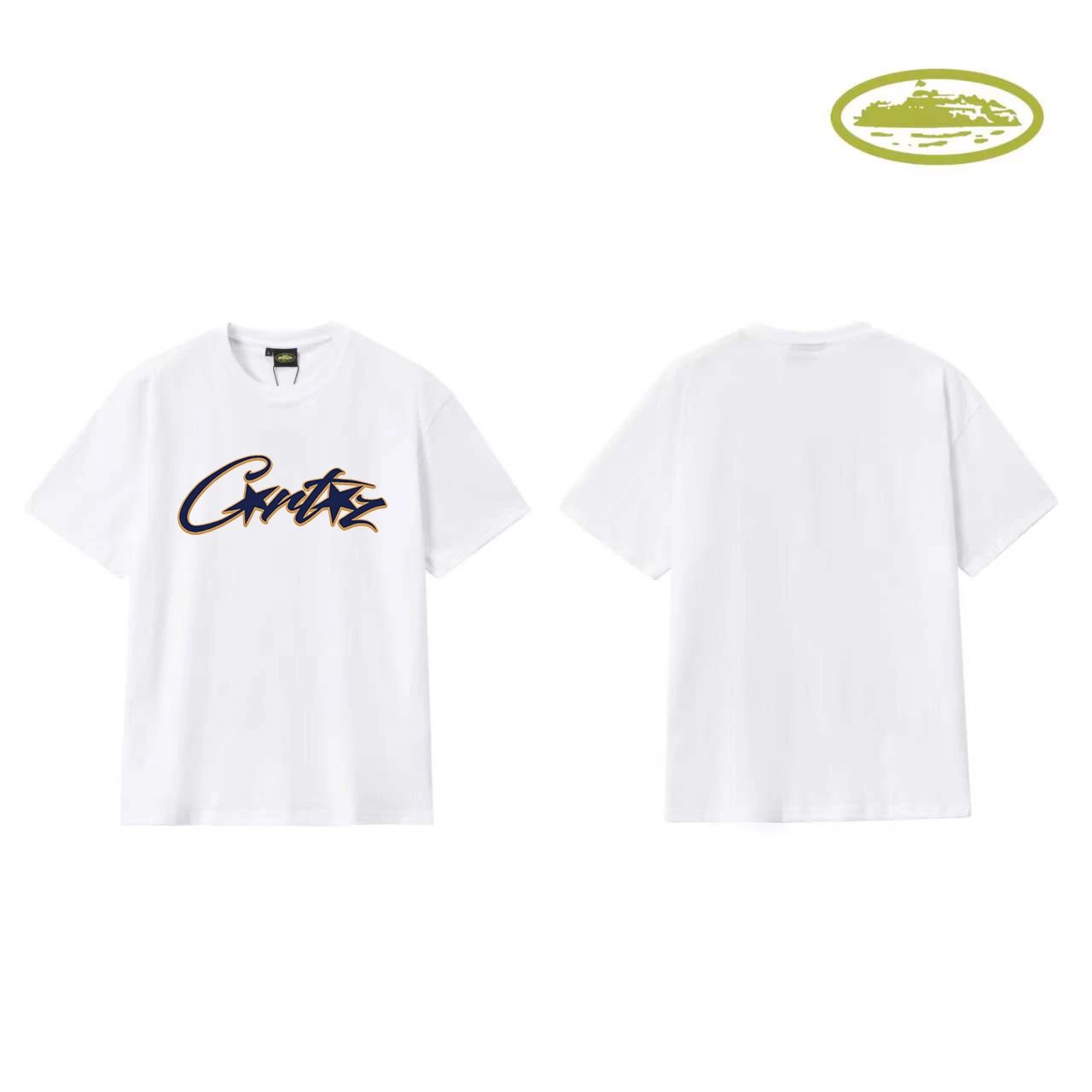 Corteiz Script Logo White T-Shirt - 11
