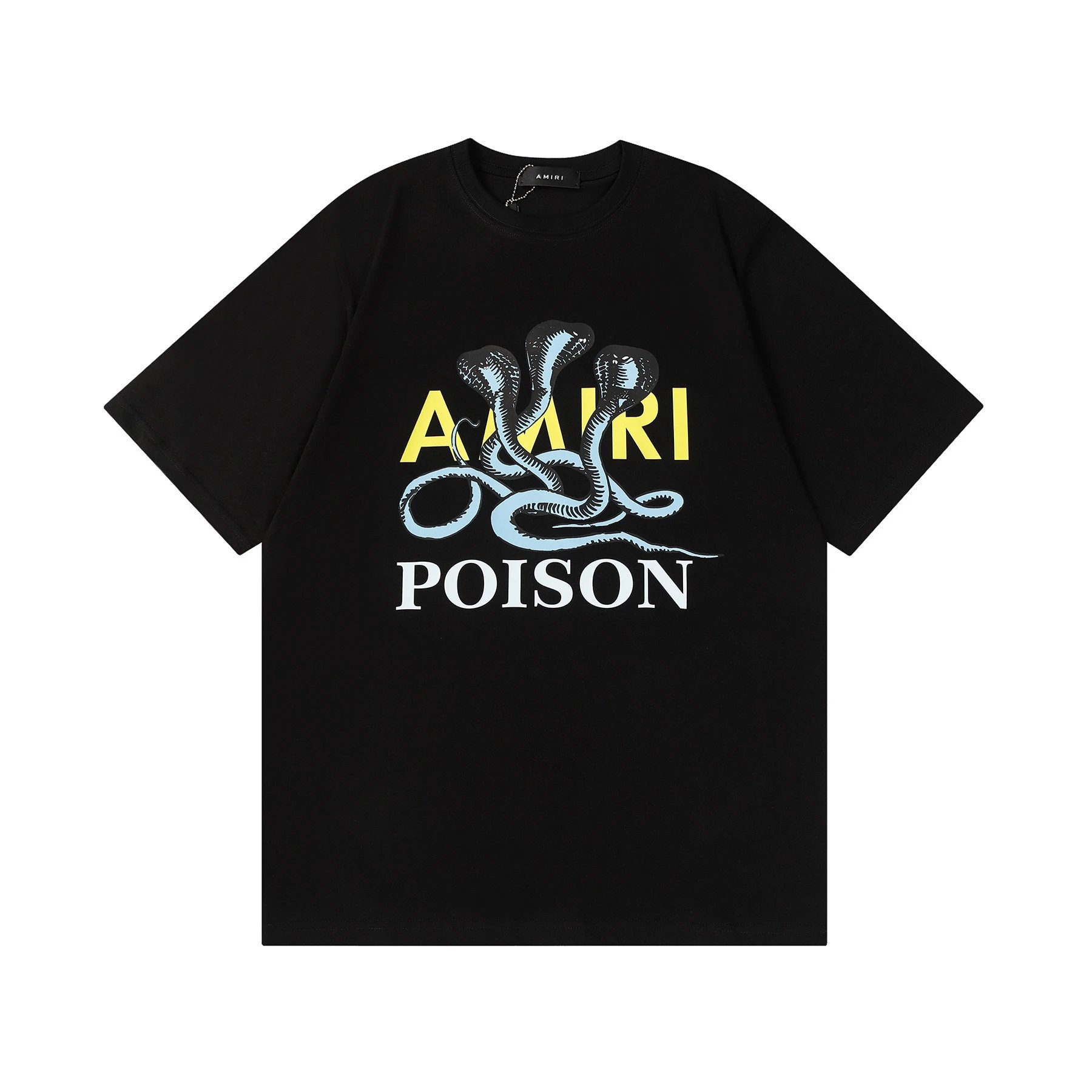 Amiri Botanical Print T-Shirt Black - 3