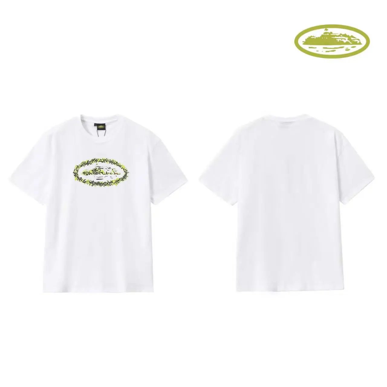 Corteiz Script Logo White T-Shirt - 21