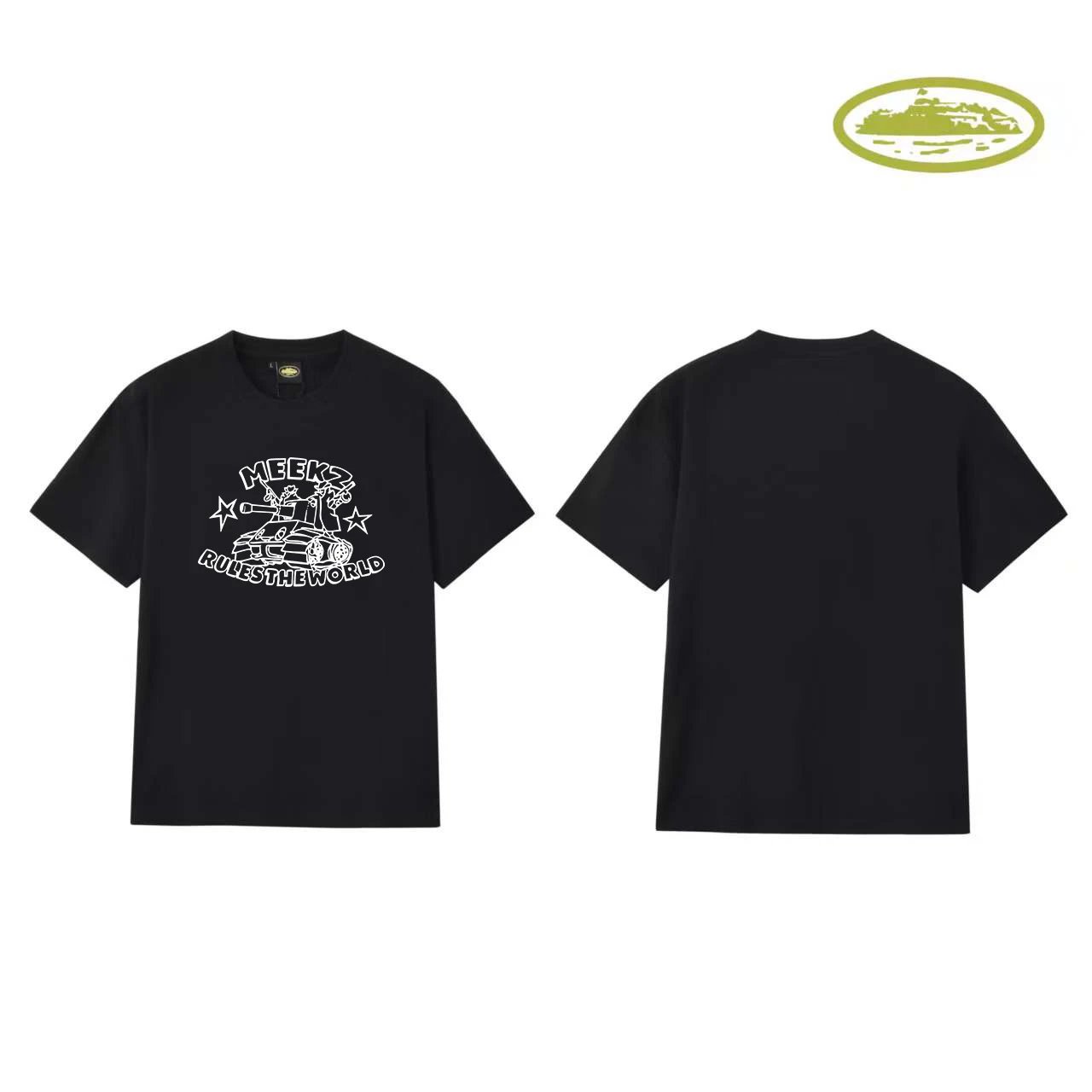 Corteiz Script Logo White T-Shirt - 28