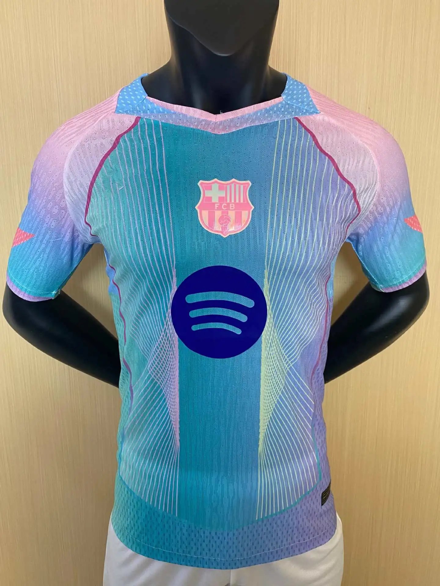 Inter Milan 2023-24 Home Jersey Blue and Black Striped Football Jersey - 23