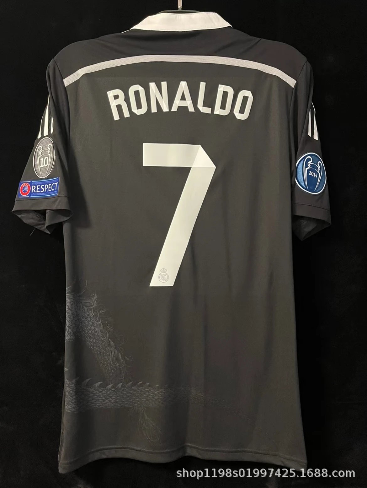Real Madrid x Adidas 2017 Champions League Third Jersey Turquoise Ronaldo #7 - 9