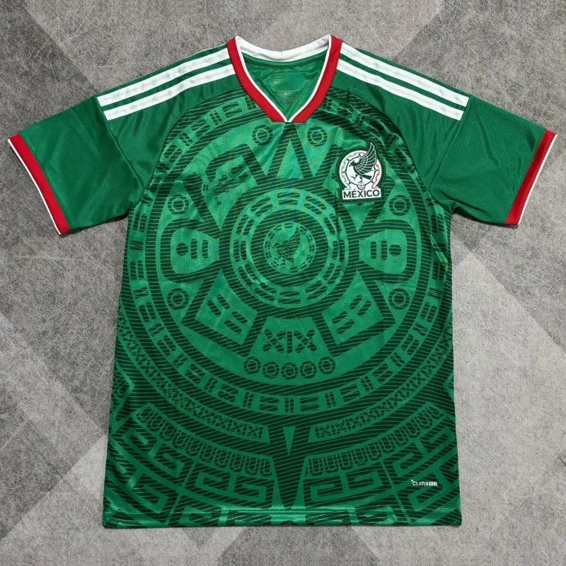 Design Club Tijuana x Caliente x Carl's Jr. Red and Navy Soccer Jersey - 17