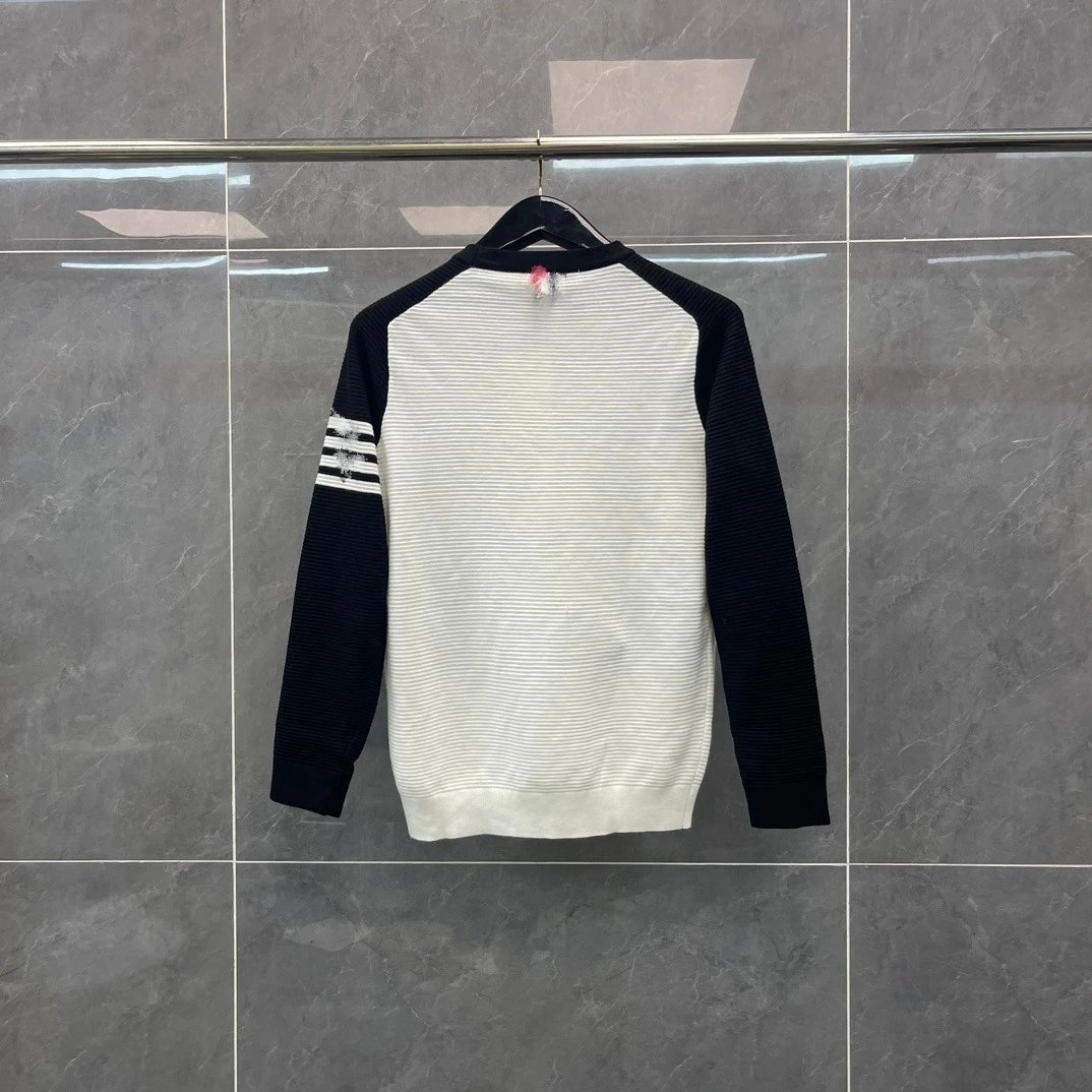 Fendi FF Logo Intarsia Knit Sweater Black - 4