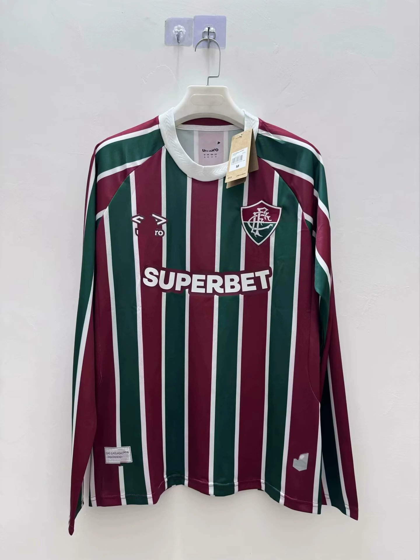 Design Grêmio 2024 Home Long-Sleeve Jersey Blue / Black Striped Jersey - 27