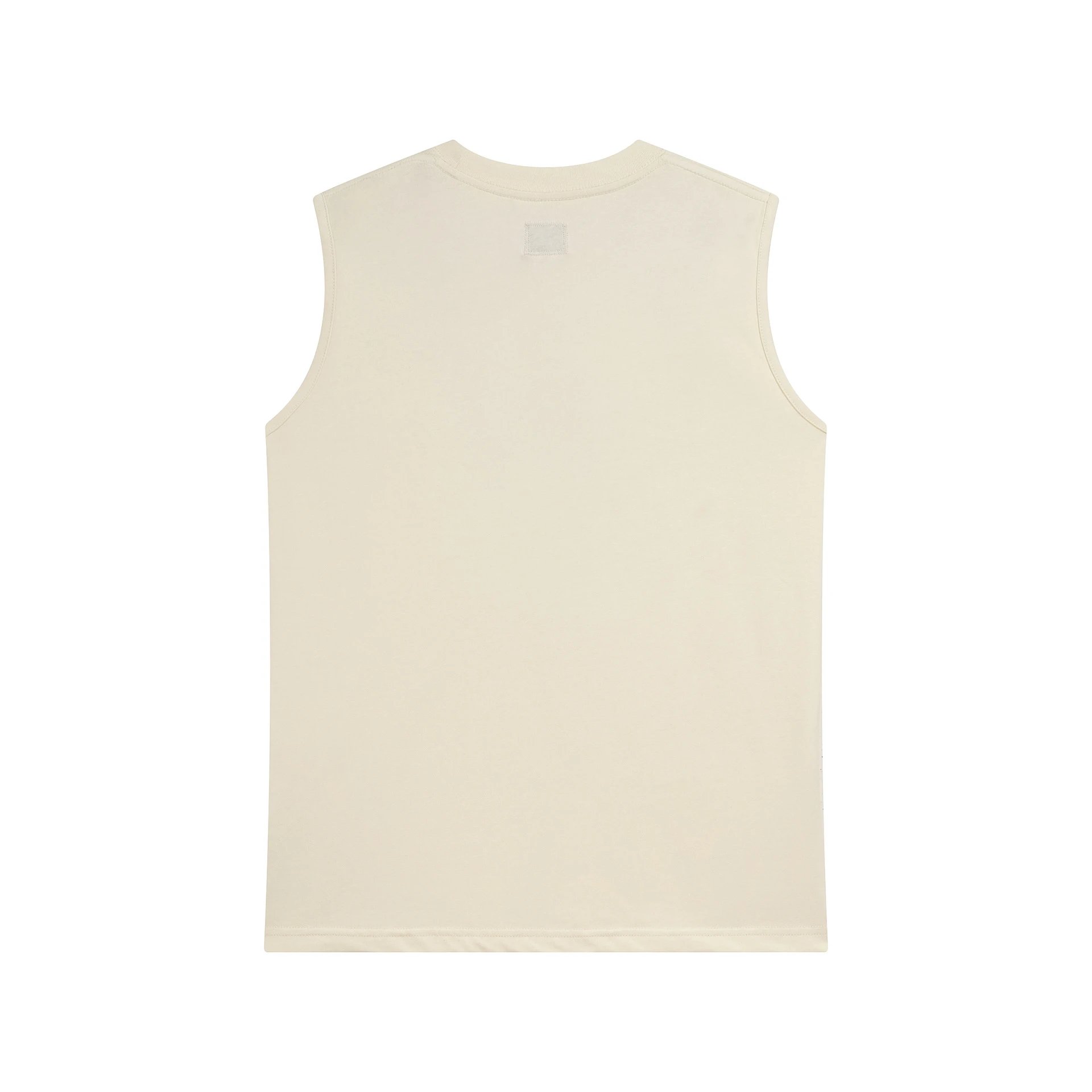 C.P. Company Graphic Print Sleeveless Top Beige Vest-Top - 10