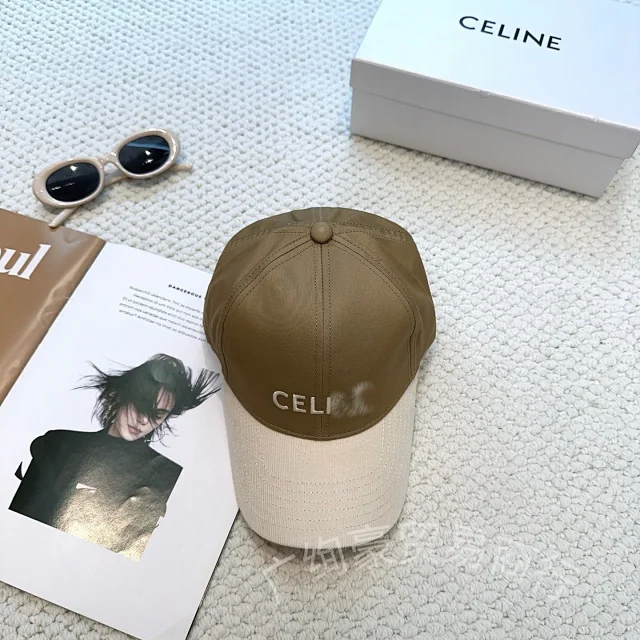 CELINE Hats Embroidered Logo Baseball Cap product detail image 9