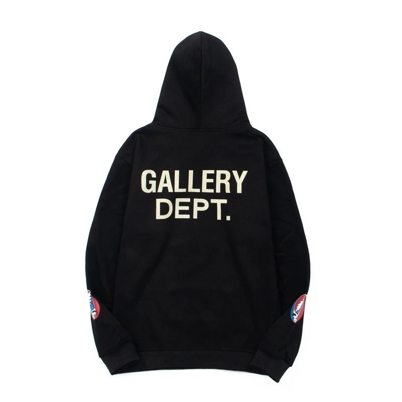 Design Grateful Dead x Unknown Artist Hoodie Black Hoodie - 5