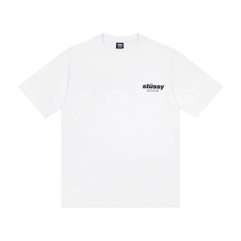 Nike x Stussy International Beach Crew White T-Shirt - 25