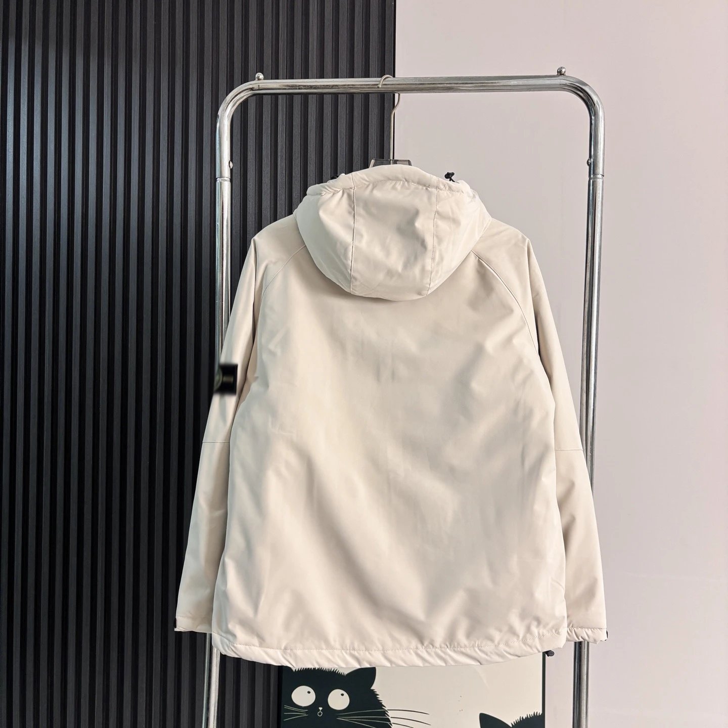 Stone Island Hooded Windbreaker Beige Outerwear - 6