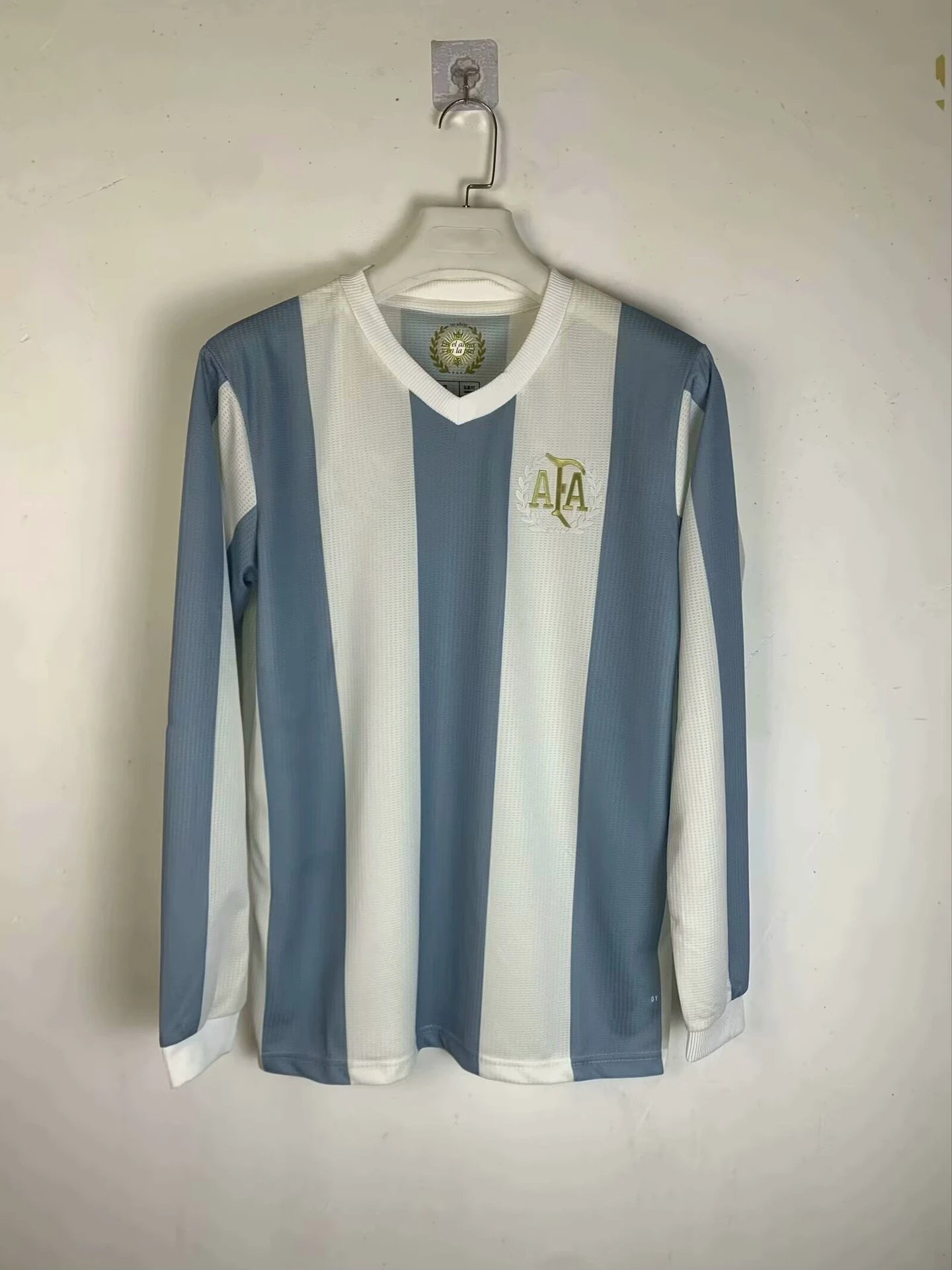 Design Grêmio 2024 Home Long-Sleeve Jersey Blue / Black Striped Jersey - 21