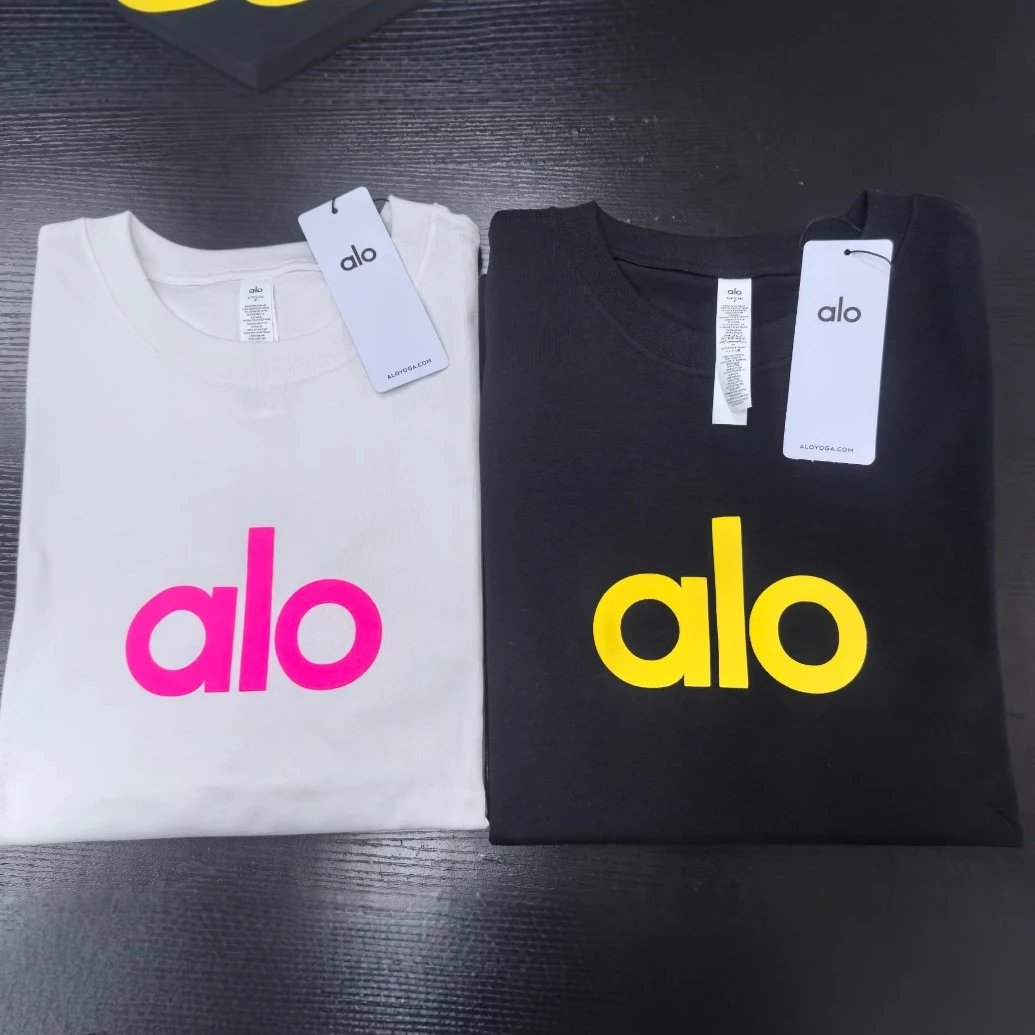 Alo T-Shirts Oversized short-sleeve logo T-shirt image 3