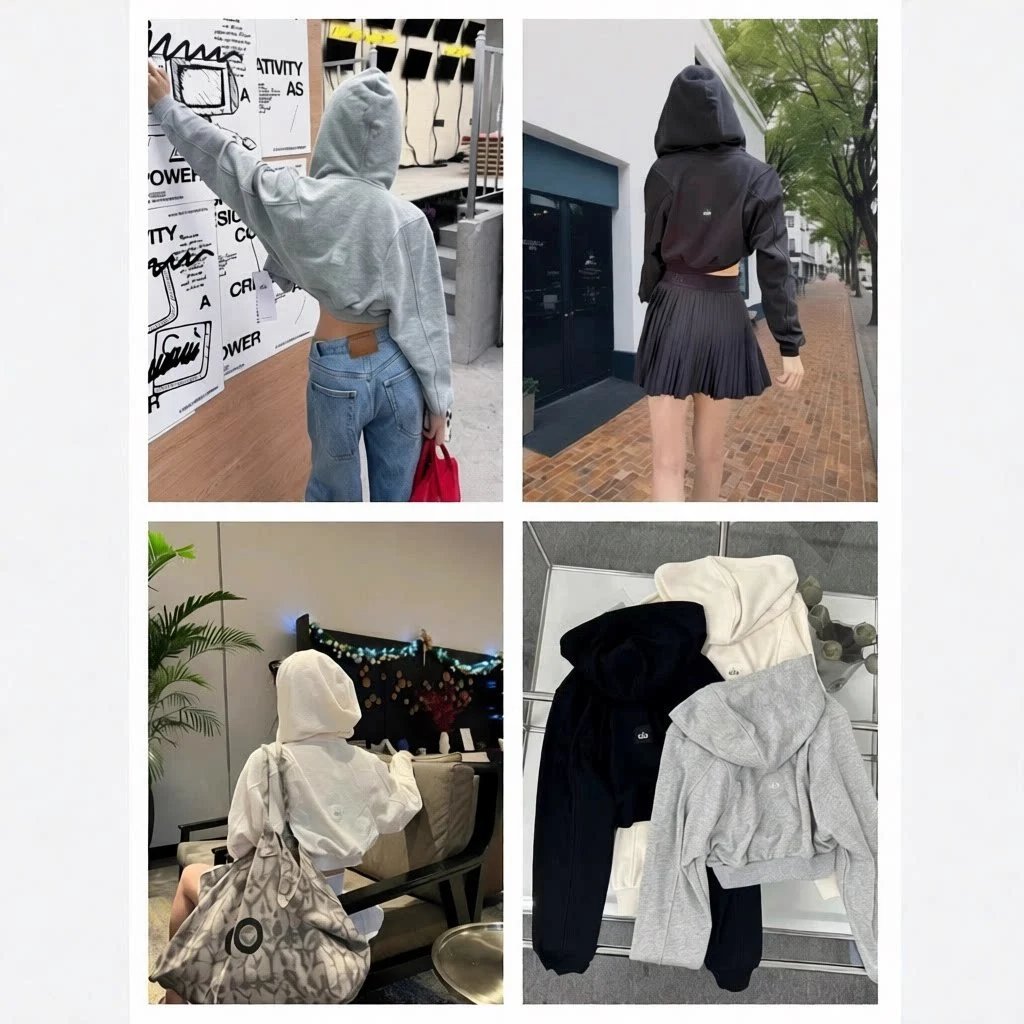 Cropped Hoodie Sweat