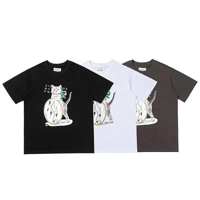 Maison Margiela Numbered Logo Beige T-Shirt - 12