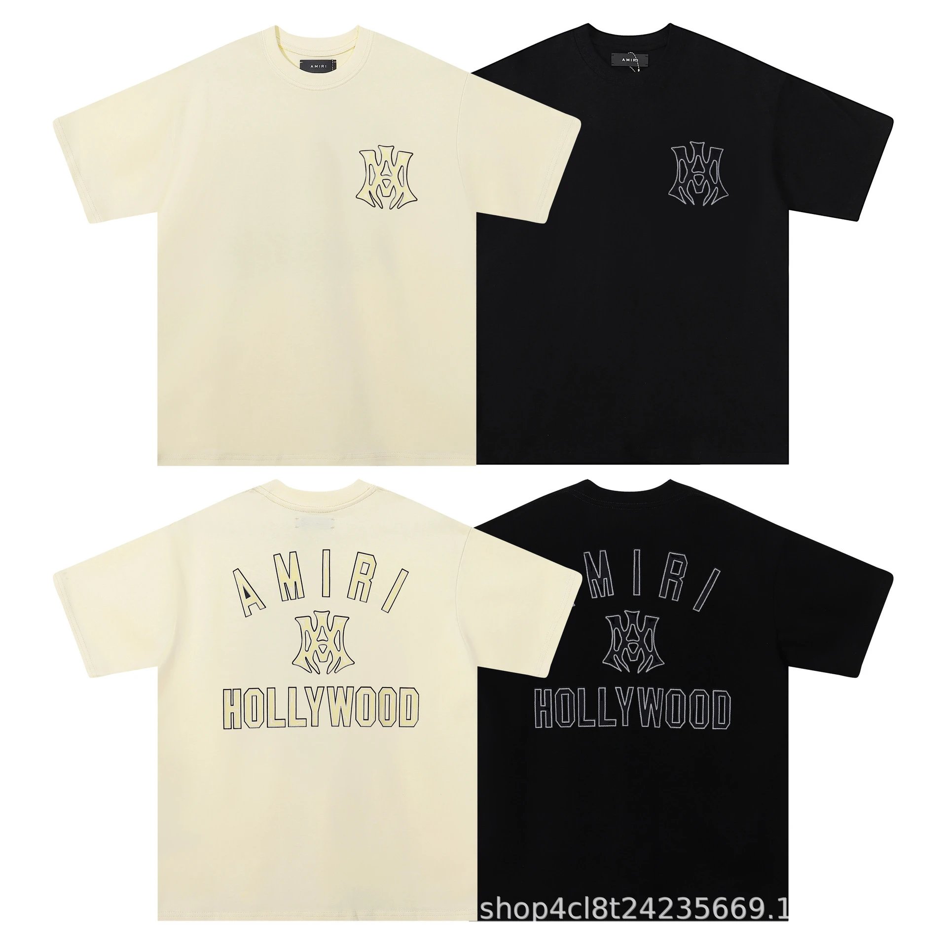Amiri AMIRI Logo Print Black T-Shirt - 7