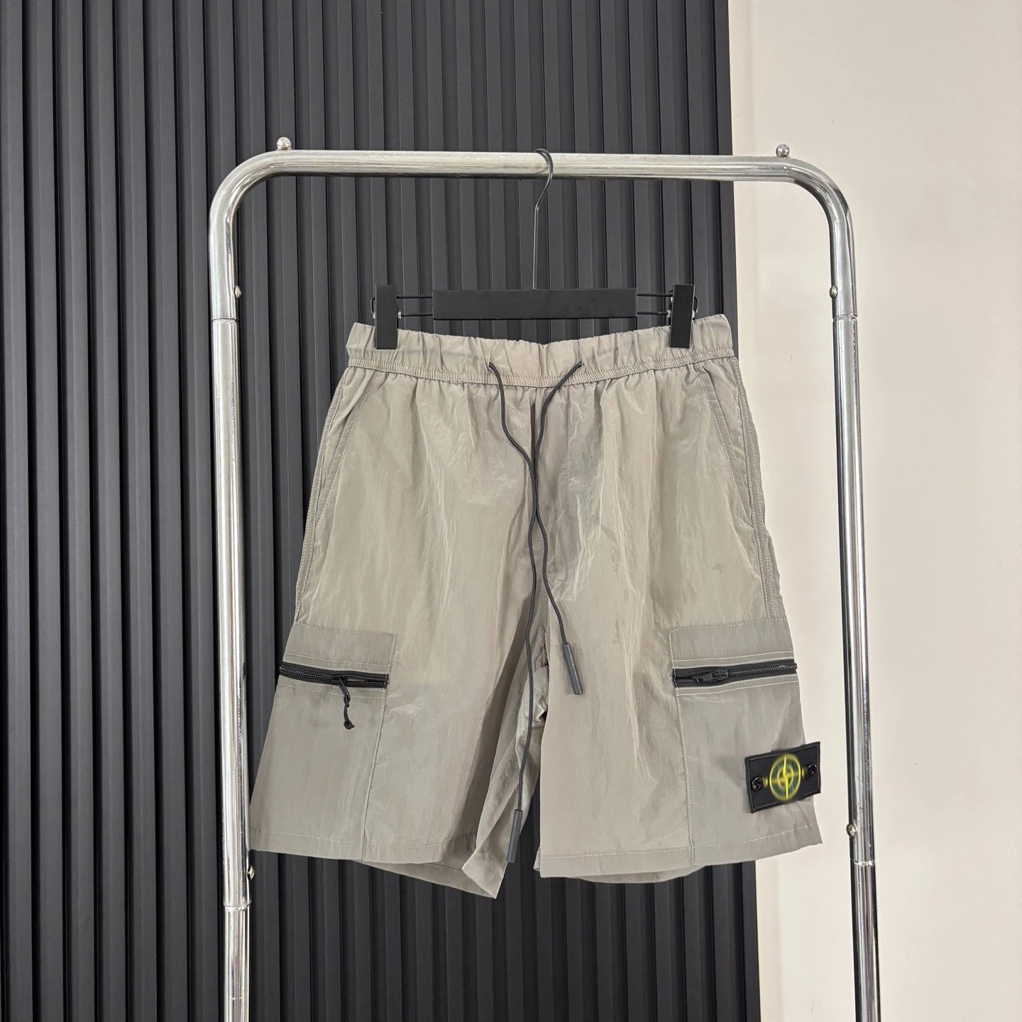 Stone Island Shadow Project Cargo Shorts Olive Green - 4