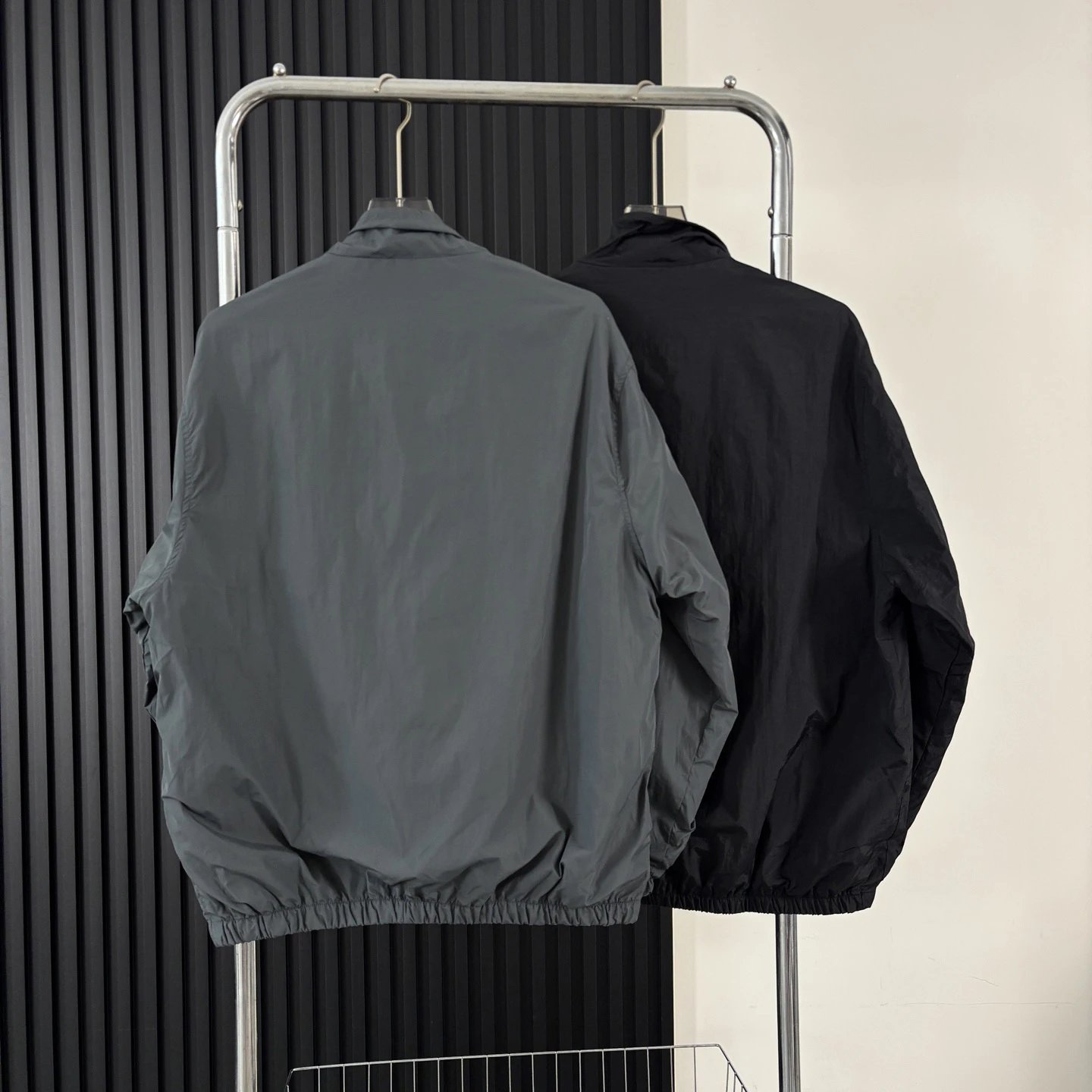 Stone Island David TC Down Black Windbreaker Jacket - 3