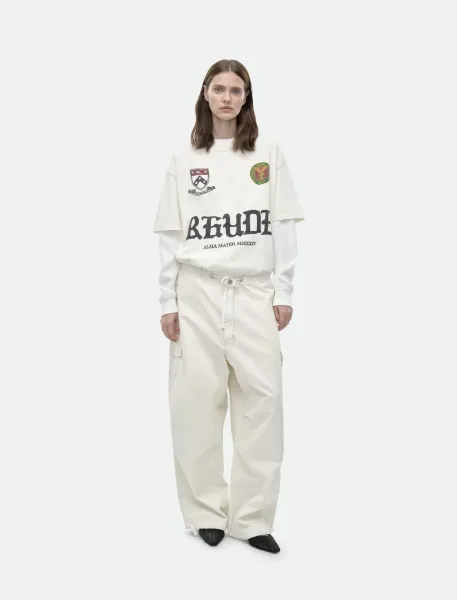 Rhude Harvard Crest White T-Shirt - 10