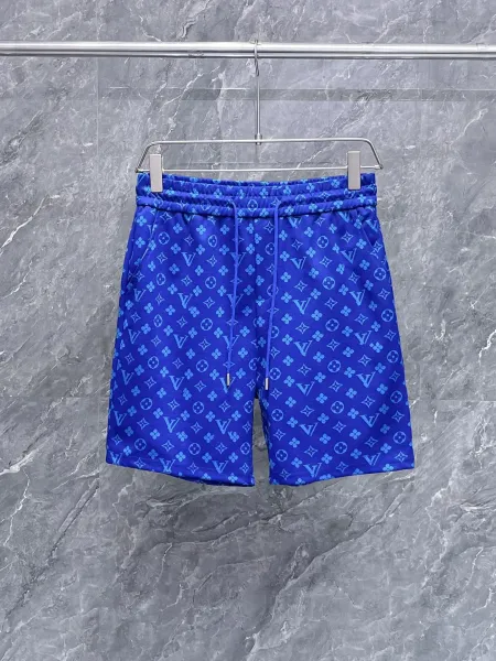 Louis Vuitton Monogram Print Blue Shorts - 1