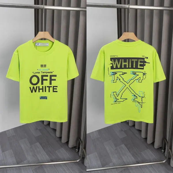 Off-White Lorax Tempesta Neon Yellow T-Shirt - 1