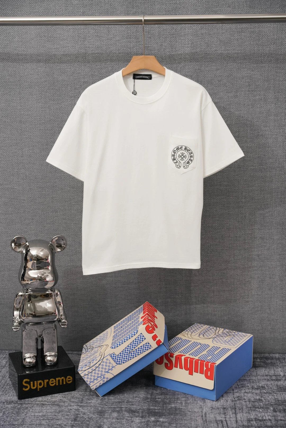 Chrome Hearts Los Angeles Logo Black T-Shirt - 7