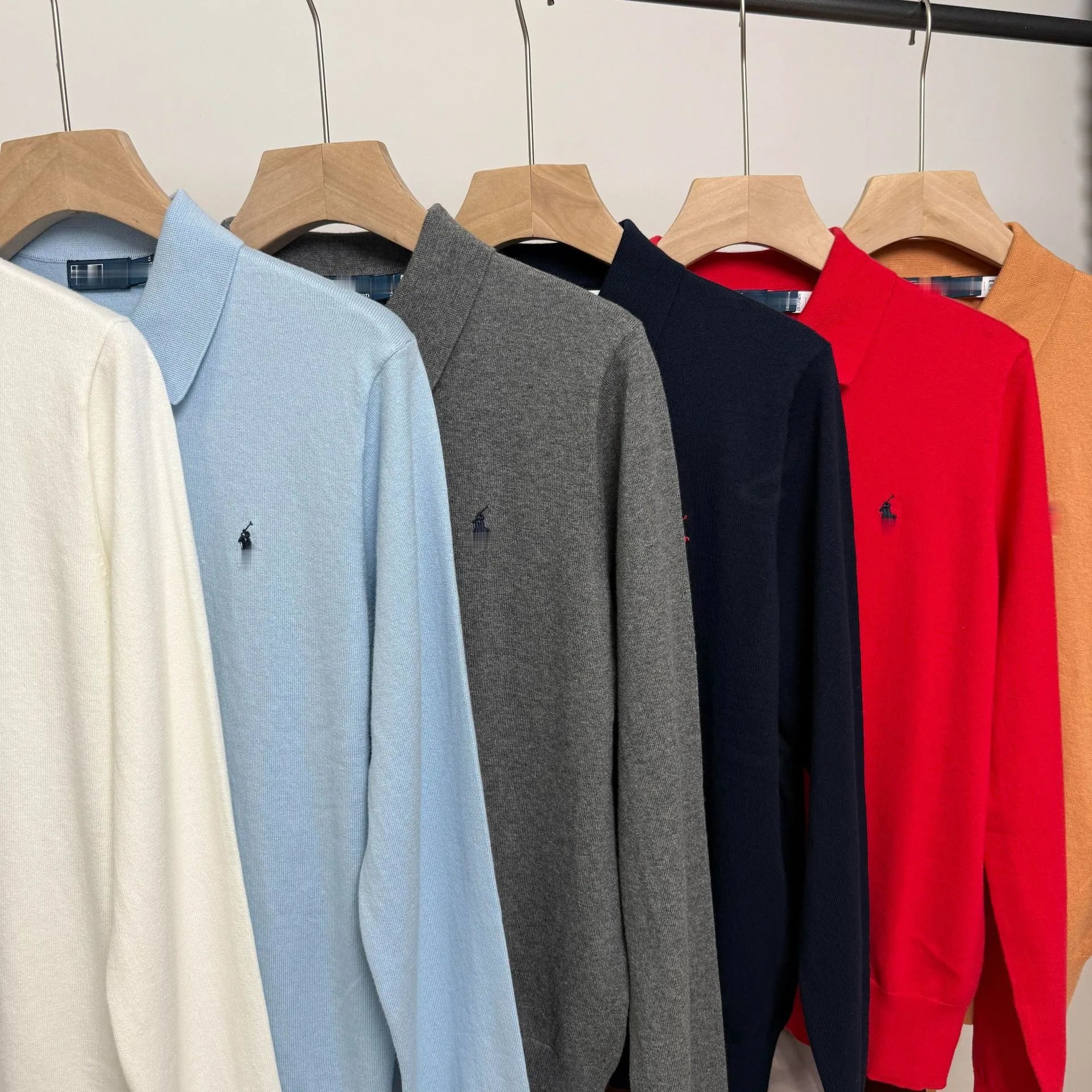 Polo Ralph Lauren Knit Polo Cardigan Gray Sweater - 4