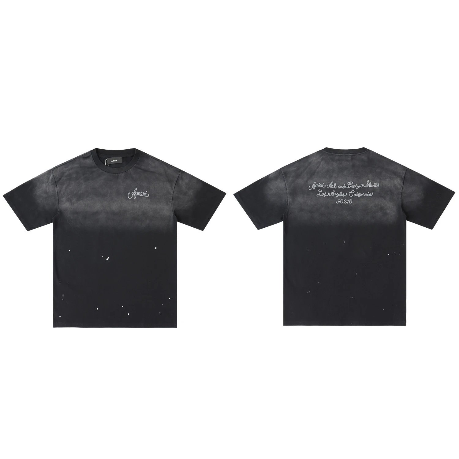 Amiri Distressed Black T-Shirt - 10