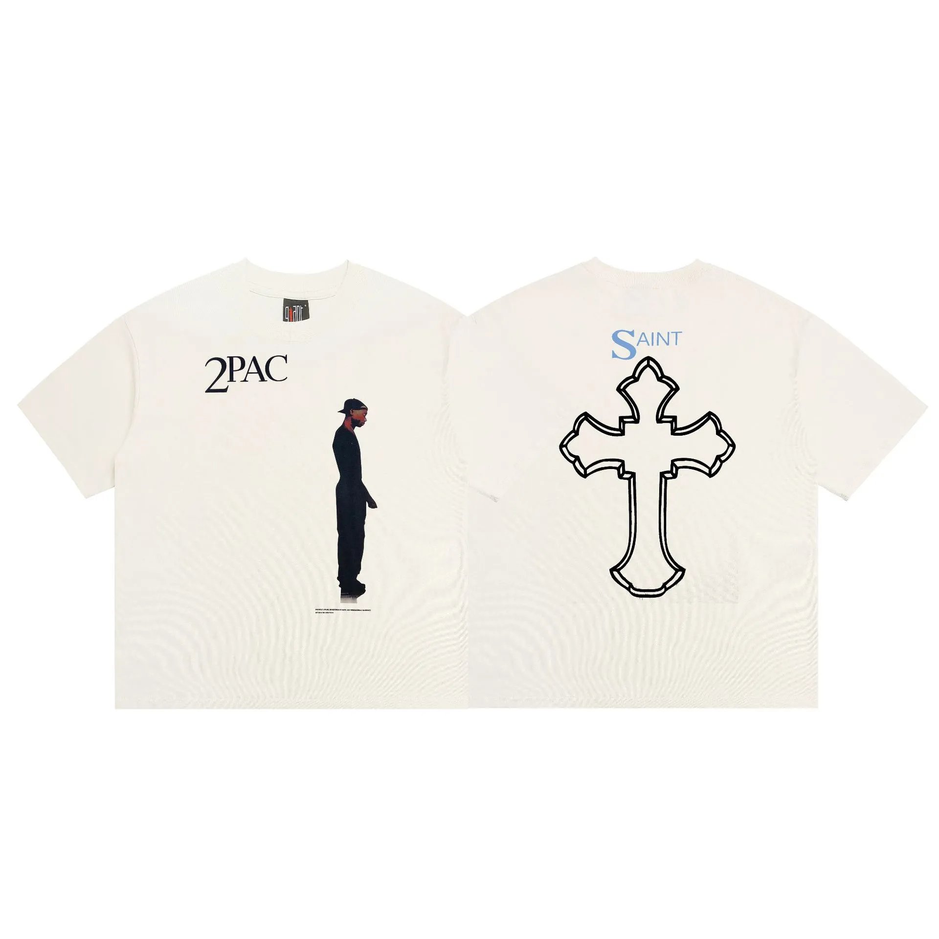 Design SAINT ETW x MXX Dirty Pig Graphic Tee White T-Shirt T-Shirts - 11